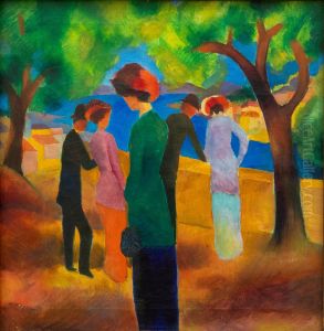 A Woman In Green Jacket